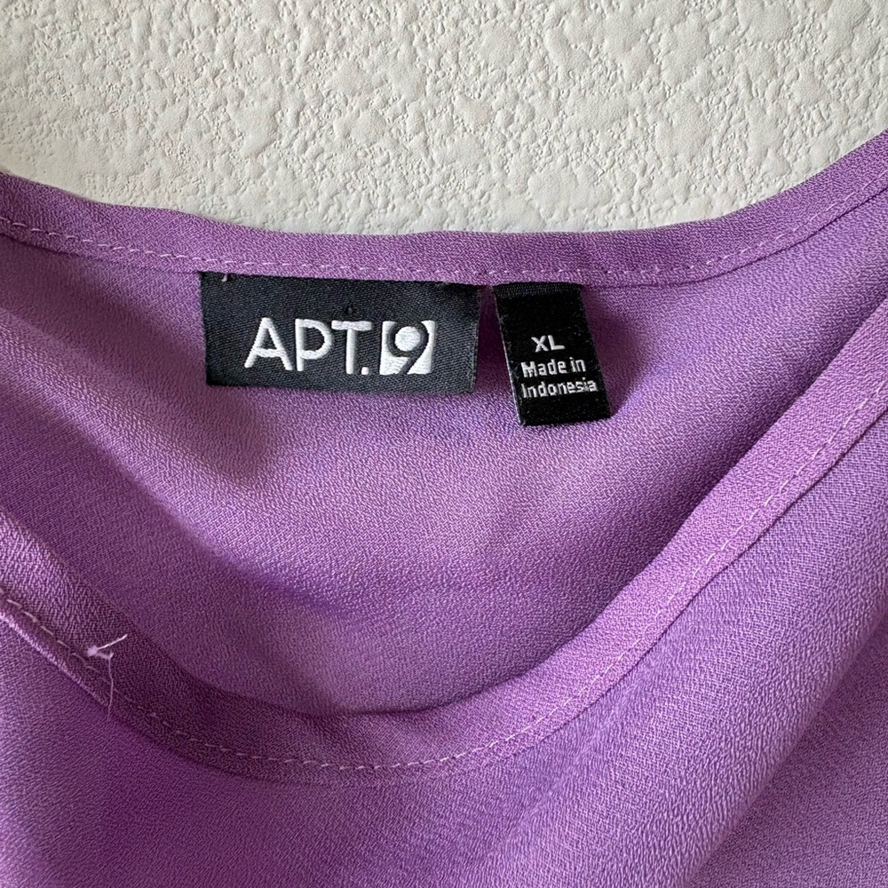 Apt. 9 Women's Purple Camisole Top - Picture 2 of 3